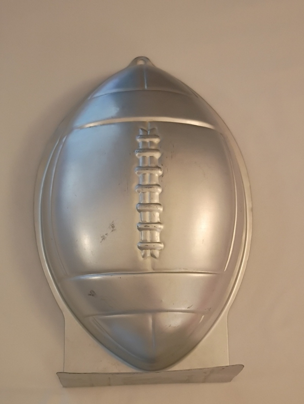 Vintage Silver Football Cake Pan